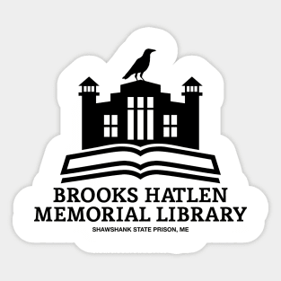 Brooks Hatlen Memorial Library Sticker